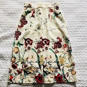 Zara Floral Skirt...perfect for Easter!